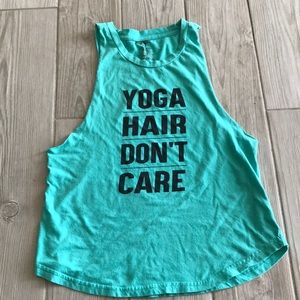 Yoga tank side boob exposure sexy chic and sporty